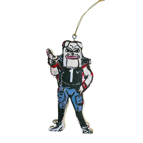 Hairy Dawg in Black Ornament