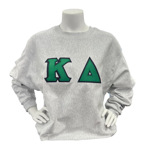 Champion Reverse Weave Crew with Sorority Stitched Letters