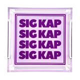 Sorority Small Acrylic Tray