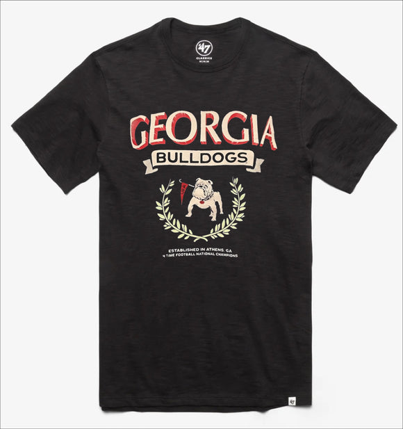 Georgia Bulldogs 47 Brand Vintage Slub Tee
