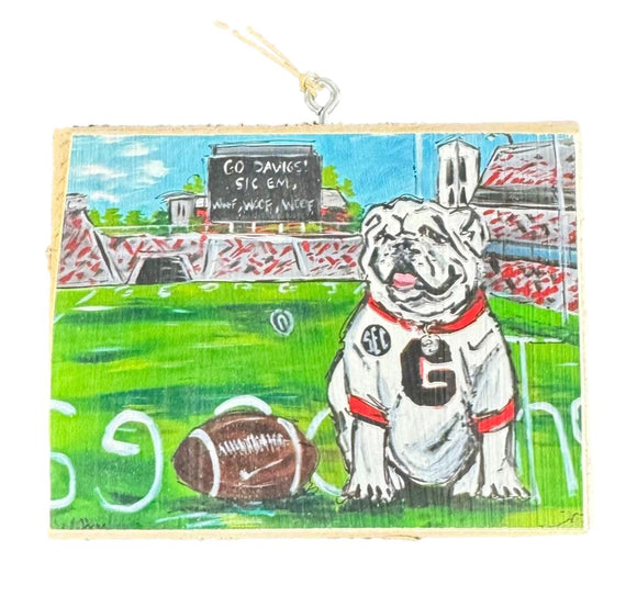 Heidi Hensley Uga Field Ornament