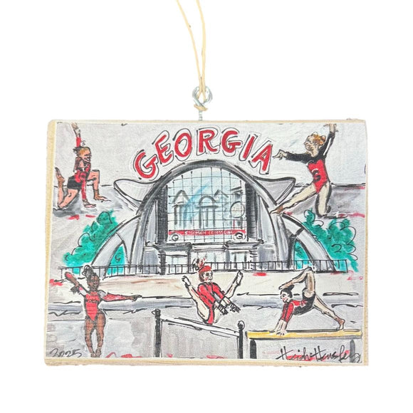 Heidi Hensley Georgia GymDogs Ornament