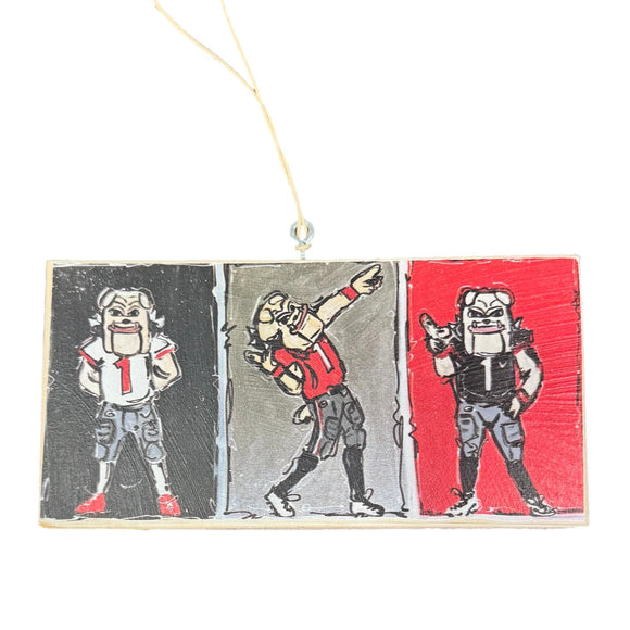 Heidi Hensley 3 Hairy Dawg Ornament