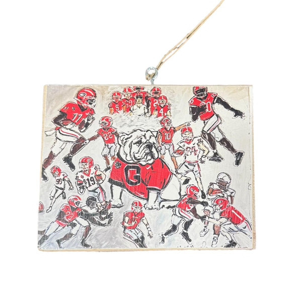 Heidi Hensley Georgia Players and Uga Ornament