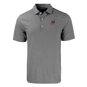 Cutter & Buck Forge Eco Double Stripe Mens Polo Black