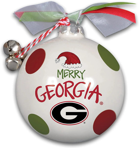 UGA Merry Georgia Ornament