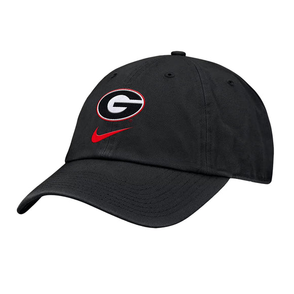 Georgia Nike Club Cap Adjustable Hat - Black