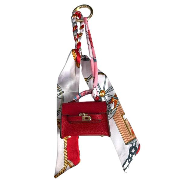 Mini Bag Scarf Bag Charm