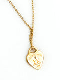 Please Return Sorority Necklace