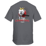 Georgia SEC Champs 2025 Charcoal Short Sleeve Boom T-Shirt