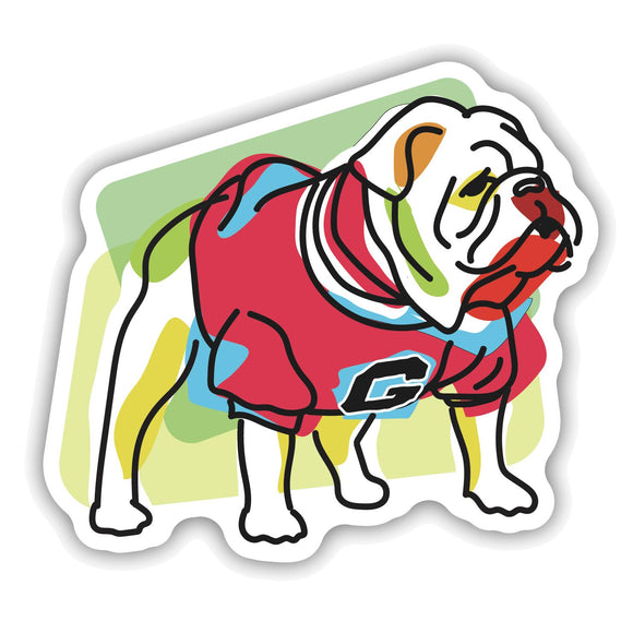 Bulldog Sticker - Colorful