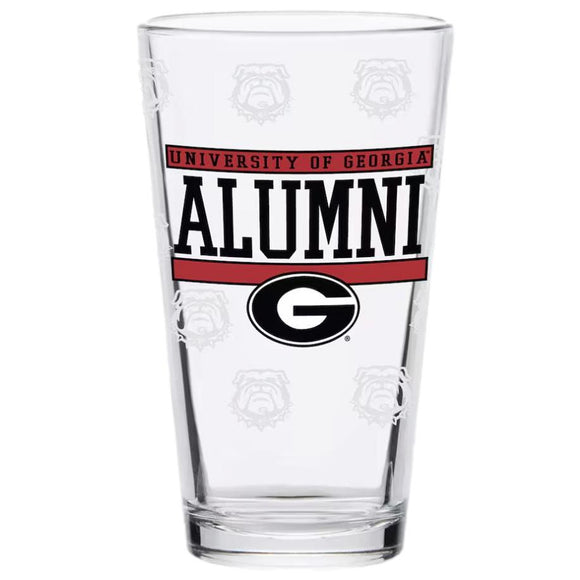16 oz Georgia Alumni Pint Glass