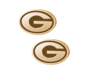 Georgia Bulldogs 24K Gold Plated Stud Earrings