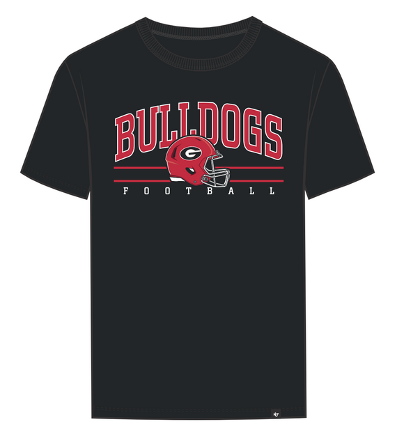 Georgia Bulldogs Helmet Franklin Tee