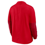 Georgia Nike Dri-Fit Midweight Half Zip Coach Jacket - Red