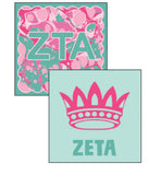 PRE-ORDER: Sorority Reversible Acrylic Marbled Coaster
