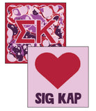 PRE-ORDER: Sorority Reversible Acrylic Marbled Coaster