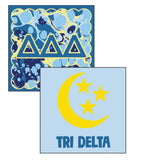 PRE-ORDER: Sorority Reversible Acrylic Marbled Coaster