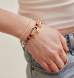 University Of Georgia BaubleBar Beaded Charm Bracelet