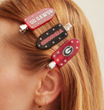 University Of Georgia BaubleBar Creaseless Hair Clip Set