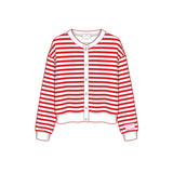 PRE-ORDER: Sorority Campus Stripe Oversized Cardigan
