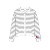 PRE-ORDER: Sorority Campus Stripe Oversized Cardigan