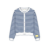 PRE-ORDER: Sorority Campus Stripe Oversized Cardigan