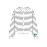 PRE-ORDER: Sorority Campus Stripe Oversized Cardigan