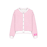 PRE-ORDER: Sorority Campus Stripe Oversized Cardigan