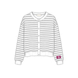 PRE-ORDER: Sorority Campus Stripe Oversized Cardigan