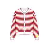 PRE-ORDER: Sorority Campus Stripe Oversized Cardigan