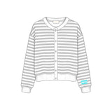 PRE-ORDER: Sorority Campus Stripe Oversized Cardigan