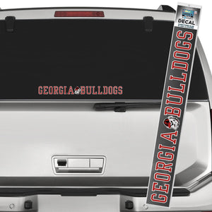 Georgia Bulldogs W/ Mascot Decal