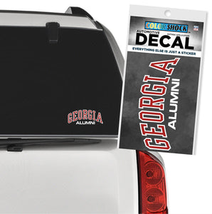 Arched Georgia over Alumni Decal