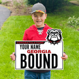 UGA Bound Personalized Yard Sign