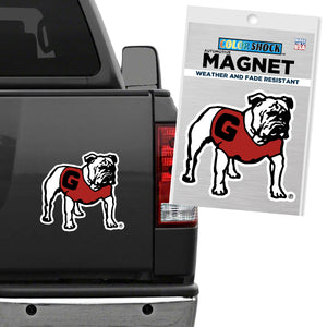 Standing Bulldog Car Magnet - Medium