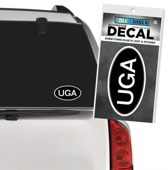 UGA Black Decal