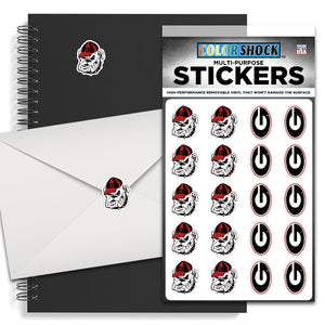 Power G and Bulldog Head Sticker Set