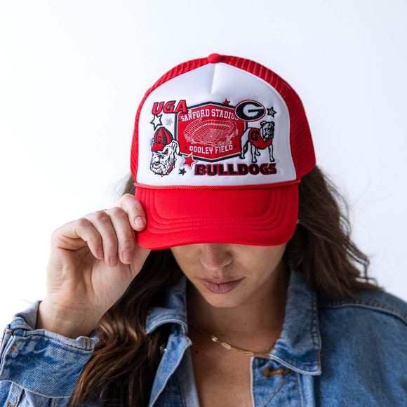 Georgia Layer Patch Foam Trucker Hat