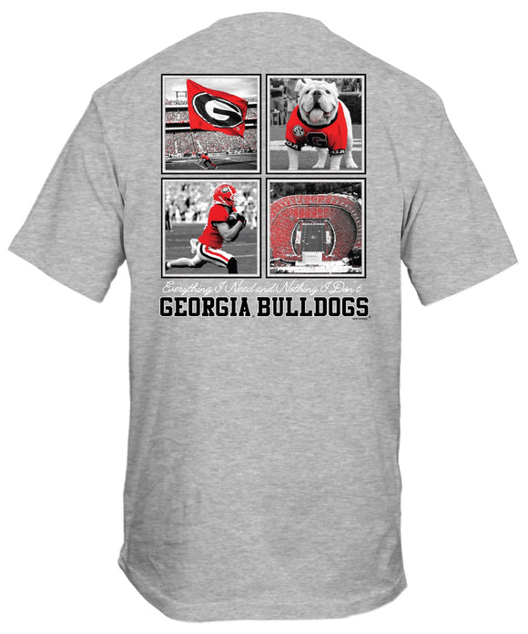 Georgia Bulldogs 4-Box Graphic T-Shirt