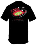 University of Georgia Glowing Stadium T-Shirt