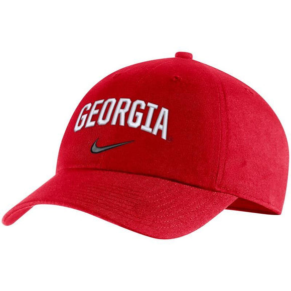 UGA Nike Arch Heritage 86 Hat - Red