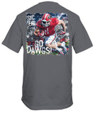 UGA Painted Player Tee
