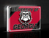 UGA Rectangle New Bulldog Head LED Desklite