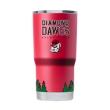 UGA 20oz Georgia Baseball Diamond Dawgs Stainless Steel Sidekick Tumbler