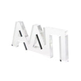 Sorority Acrylic Shelf Letters