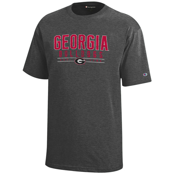 Champion Georgia Bulldogs YOUTH T-Shirt Granite