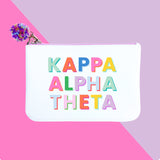 Sorority Leather Pouch