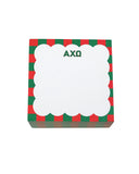 Sorority Scallop Note Cube