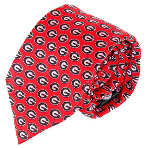 University of Georgia Repeating Logo Tie